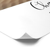 Poster Félicitations Boho Graduation Welcome Photo Sign (Coin)