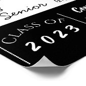 Poster Félicitations Classe photo de 2023 Graduation (Coin)