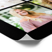 Poster Félicitations Diplômé 31 Photo Collage Couleur per (Coin)