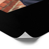 Poster Félicitations Diplômé sur mesure Photo Graduation (Coin)