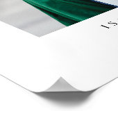 Poster Félicitations diplômé tendance fête de remise de d (Coin)