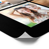 Poster Félicitations Diplômée 45 - Collage photo (Coin)