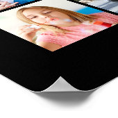 Poster Félicitations modernes Diplômé 29 - Collage photo (Coin)