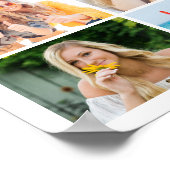 Poster Félicitations modernes Graduate 23 Photo Collage (Coin)