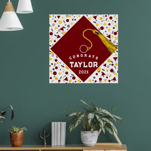 Poster Félicitations pour la remise des diplômes (Salon 1)