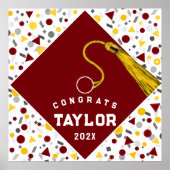 Poster Félicitations pour la remise des diplômes (Devant)
