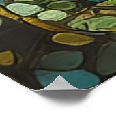 Poster Feline céleste en or (Coin)