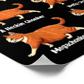 Poster Feline Chonk Chart Funny Fat (Coin)