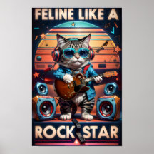Feline comme une rock star