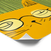 Poster Feline Crowd - Chat Quirky (Coin)
