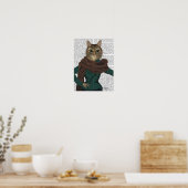 Poster Feline Fashionista (Cuisine)