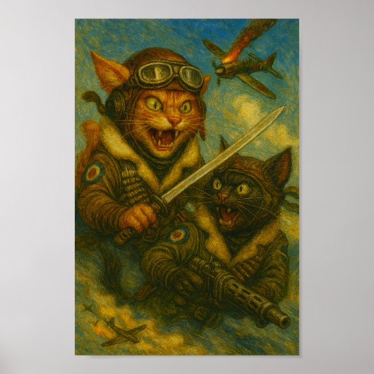 Poster Feline Fighter Aces (Devant)