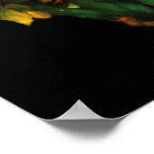 Poster Feline homme en feuille (Coin)