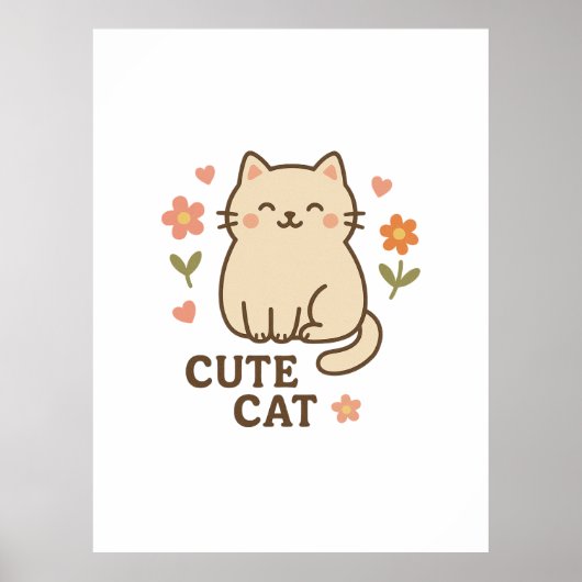 Poster Feline in Bloom (Devant)