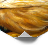 Poster Feline Portrait de chat (Coin)