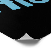 Poster Feline Vibe harmonieuse (Coin)