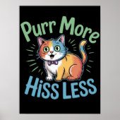 Poster Feline Vibe harmonieuse (Devant)
