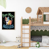 Poster Feline Vibe harmonieuse