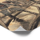 Poster Felix Faure avec les pompiers (Coin)