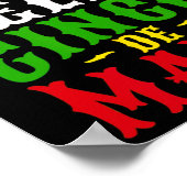 Poster Feliz Cinco De Mayo Festival Mexicain (Coin)