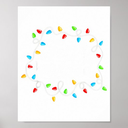 Poster Feliz Navidad Spanish Mexican Christmas Xmas Light (Devant)