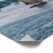 Poster Feluccas naviguant le long du Nil - Assouan, Égypt (Coin)