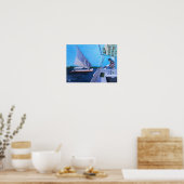 Poster Feluccas sur le Nil Peinture par Alfred Fox (Cuisine)