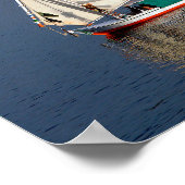 Poster Féluche naviguant le long du Nil - Assouan, Égypte (Coin)