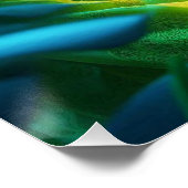 Poster Female Botanist Doing Her Work in a Garden on Wall (Coin)