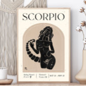 Poster féminin Scorpio