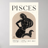 Poster féminin Zodiac (Devant)