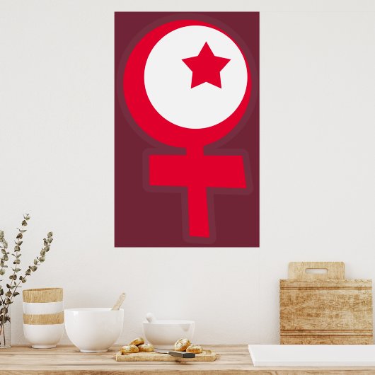 Poster Féminisme islamique (Cuisine)