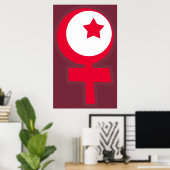 Poster Féminisme islamique (Bureau à domicile)