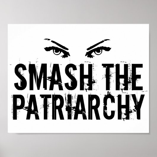 Poster Féministe Briser le Patriarcat (Devant)