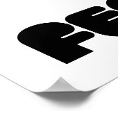 Poster féministe intersectionnelle (Coin)