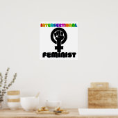 Poster féministe intersectionnelle (Cuisine)