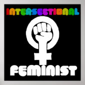 Poster féministe intersectionnelle (Devant)