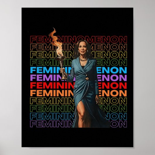 Poster Feminomenon Funny Kamala Harris (Devant)