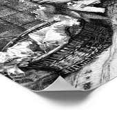 Poster Femme à coudre (Coin)