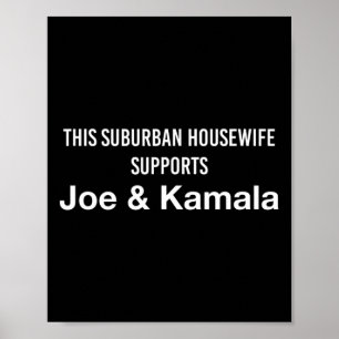 Poster Femme à la maison Joe Biden Kamala Harris
