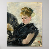Poster Femme À L'éventail | Berthe Morisot (Devant)