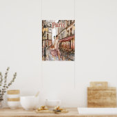 Poster Femme à Paris (Cuisine)