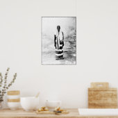 POSTER FEMME AFRICAINE CIRCA 1900 (Cuisine)