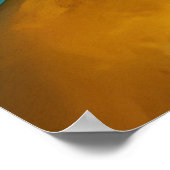 Poster Femme Âgée Avec Papillons (Coin)