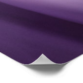 Poster Femme Âgée Avec Papillons Violets (Coin)