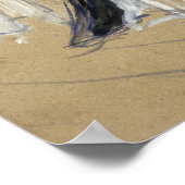 Poster Femme allongée sur son dos - Lassitude (Coin)