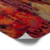 Poster Femme amérindienne par Alphonse Mucha (Coin)