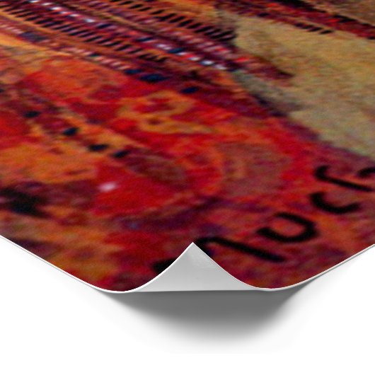 Poster Femme amérindienne par Alphonse Mucha (Coin)