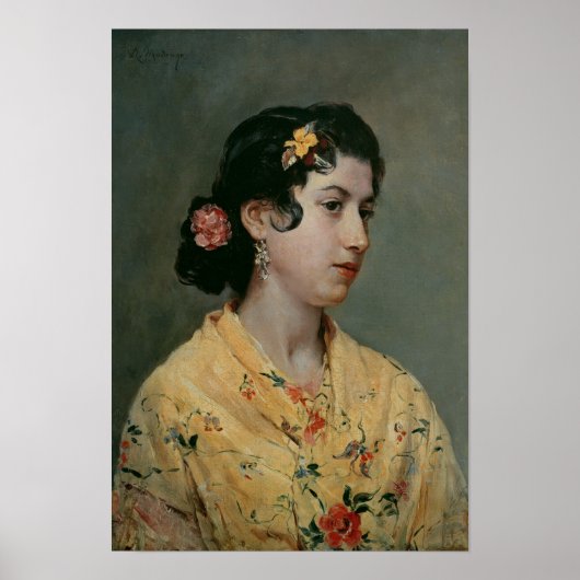 Poster Femme andalouse, 1898 (Devant)