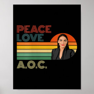 Poster Femme Aoc Alexandria Ocasio-cortez First Femme P